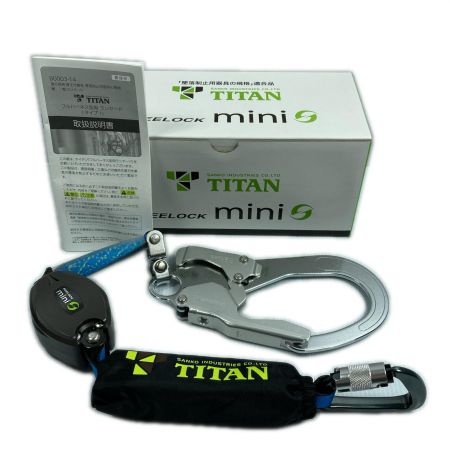 TITAN リーロックミニ シングルランヤード 墜落制止用器具 未使用品(2) HL-HS-130 ブラック