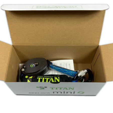  TITAN リーロックミニ シングルランヤード 墜落制止用器具 未使用品(1) HL-HS-130 ブラック