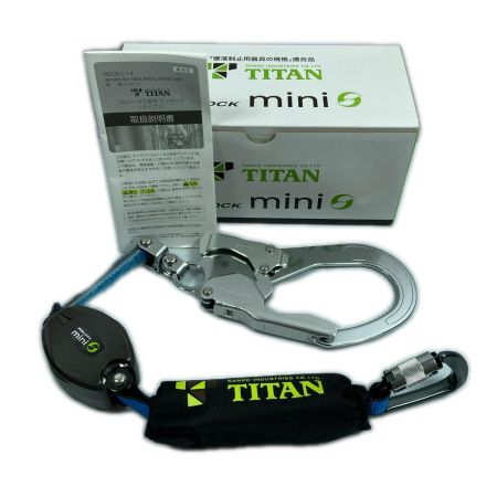  TITAN リーロックミニ シングルランヤード 墜落制止用器具 未使用品(3) HL-HS-130 ブラック