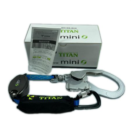  TITAN リーロックミニ シングルランヤード 墜落制止用器具 未使用品(5) HL-HS-130 ブラック