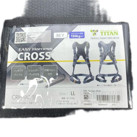  TITAN LLサイズ フルハーネス墜落制止用器具 未使用品(2) CRH-9C ブラック