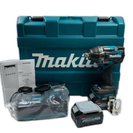  MAKITA マキタ 40V 2.5Ah 充電式インパクトレンチ TW007GRDX ブルー