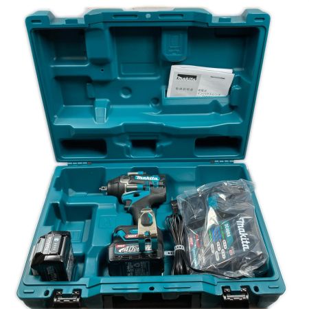 MAKITA マキタ 40V 2.5Ah 充電式インパクトレンチ TW007GRDX ブルー