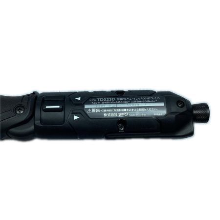  MAKITA マキタ 未使用 7.2v 充電式ペンインパクトドライバ ※バッテリ別販売 TD023D ブラック
