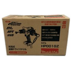 ＊＊ MAKITA マキタ 40V 充電式震動ドライバドリル HP001GZ ブルー Sランク
