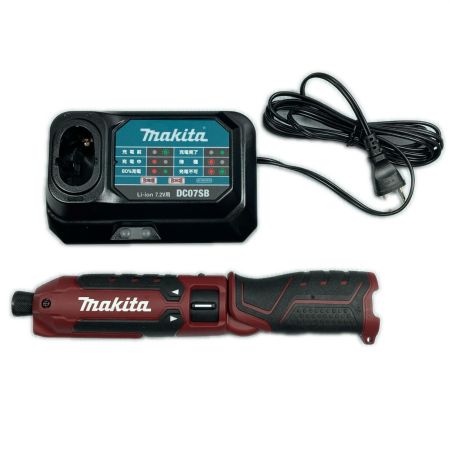  MAKITA マキタ 7.2v 充電式ペンインパクトドライバ 限定色 ※バッテリー別販売 TD023D オーセンティックレッド