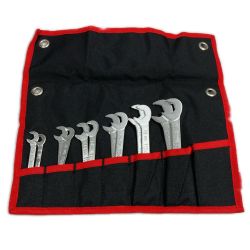 ＊＊ TONE トネ 未使用 薄型スパナセット (両口スパナ) 12点セット DST01200 ブラック Sランク