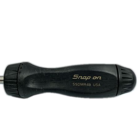  Snap-on スナップオン ラチェッティング スクリュードライバー ラチェットドライバ SSDMR4B ブラック