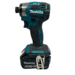 ＊＊ MAKITA マキタ 18v 6.0Ah 充電式インパクトドライバ 充電池1個付 ※PSEマークあり TD173D ブルー Bランク