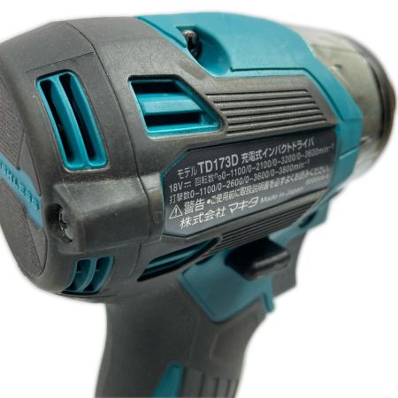  MAKITA マキタ 18v 6.0Ah 充電式インパクトドライバ 充電池1個付 ※PSEマークあり TD173D ブルー