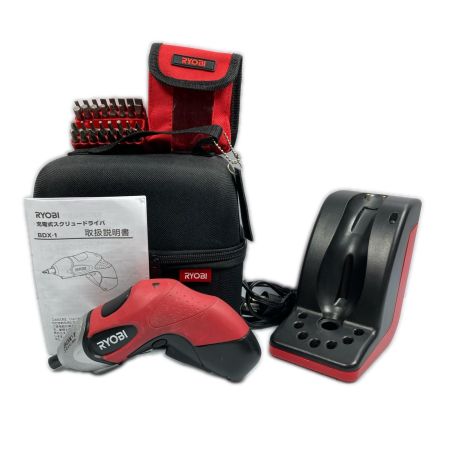  RYOBI リョービ 充電式スクリュードライバ BDX-1 レッド