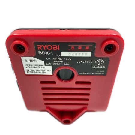  RYOBI リョービ 充電式スクリュードライバ BDX-1 レッド