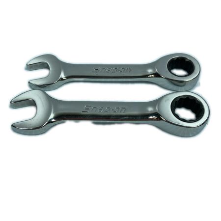  Snap-on スナップオン コンビネーションラチェットレンチセット ２本セット OXIRM12/OXIRM13 シルバー