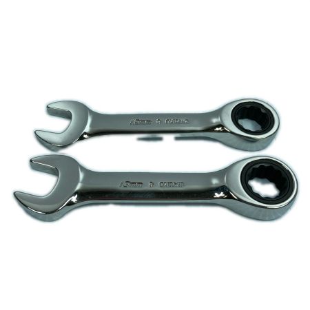  Snap-on スナップオン コンビネーションラチェットレンチセット ２本セット OXIRM12/OXIRM13 シルバー