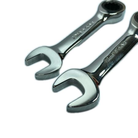 Snap-on スナップオン コンビネーションラチェットレンチセット ２本セット OXIRM12/OXIRM13 シルバー