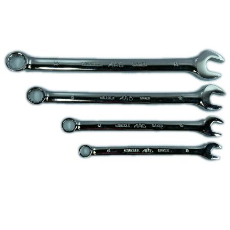  MAC TOOLS マック コンビネーションレンチ 4本セット MB82KS/MB102KS/MB122KS/MB142KS シルバー