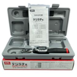 ＊＊ KTC ケーティーシー 9.5sq デジラチェ デジタルトルクラチェット GEK060-R3-L ブラック Aランク