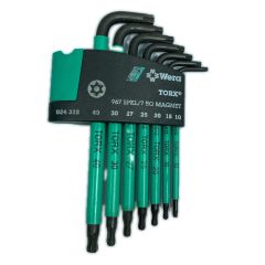  Wera 967SPKL/7BO Magnet ブラック×ブルー トルクスレンチセット 7本組 Bランク