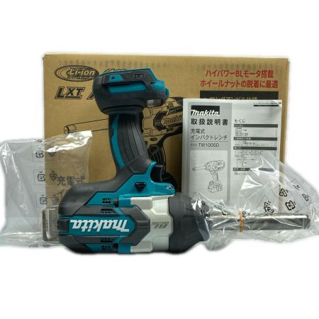  MAKITA マキタ 未使用 18v 1150Nm 充電式インパクトレンチ 本体のみ ※バッテリ・充電器別販売 TW1005DZ ブルー