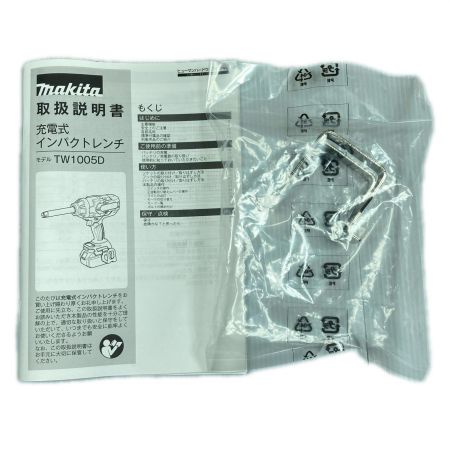  MAKITA マキタ 未使用 18v 1150Nm 充電式インパクトレンチ 本体のみ ※バッテリ・充電器別販売 TW1005DZ ブルー