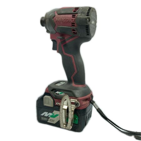  HiKOKI ハイコーキ 36v コードレスインパクトドライバ　バッテリー1個付 ※PSEマークあり WH36DC フレアレッド