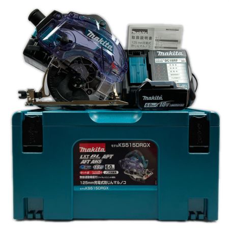  MAKITA マキタ 18v 125mm 充電式防じんマルノコ KS515DRGX
