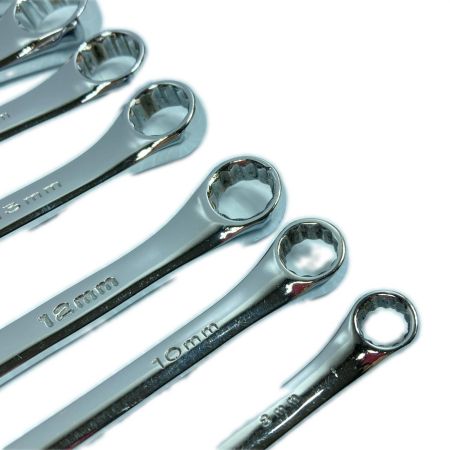  SK Hand Tool コンビネーションレンチ 7本組 88508/88510/88512/88513/88514/88517/88519 シルバー
