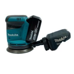 ＊＊ MAKITA マキタ 18v 125mm 充電式ランダムオービットサンダ ※バッテリ未使用/PSEマークあり BO180D ブルー Bランク