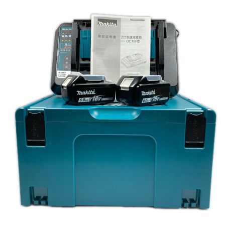  MAKITA マキタ 未使用 パワーソースキット (DC18RD＋BL1860B×2) ※PSEマークあり A-61226