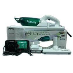 ＊＊ MAKITA マキタ 14.4v 充電式クリーナ ライトバッテリ専用機 ※PSEマークあり MCL143DSA ホワイト Sランク