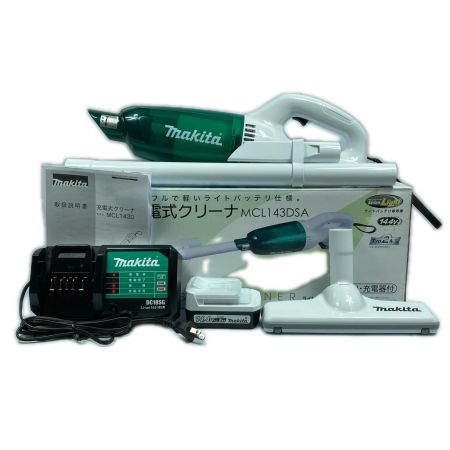  MAKITA マキタ 14.4v 充電式クリーナ ライトバッテリ専用機 ※PSEマークあり MCL143DSA ホワイト