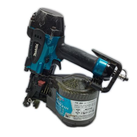  MAKITA マキタ 高圧 90mm エア釘打 ケース付 AN931H ブラック×ブルー