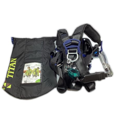  TITAN Mサイズ フルハーネス型 墜落制止用器具 PAHN-10A-BL ブラック