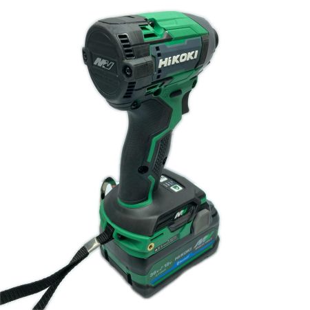  HiKOKI ハイコーキ 36v コードレスインパクトドライバ 充電器・バッテリ２個付 ※PSEマークあり WH36DD グリーン