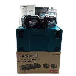 ＊＊ MAKITA マキタ 未使用 40v 8.0Ah パワーソースキットXGT10 (DC40RB+BL4080Fx2) ※PSEマークあり A-74859 Sランク