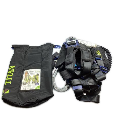  TITAN Mサイズ 墜落制止用器具 フルハーネス (2) PAHN-10A-BL-M ブラック
