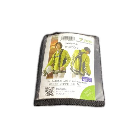  TITAN Mサイズ 墜落制止用器具 フルハーネス (1) PAHN-10A-BL-M ブラック