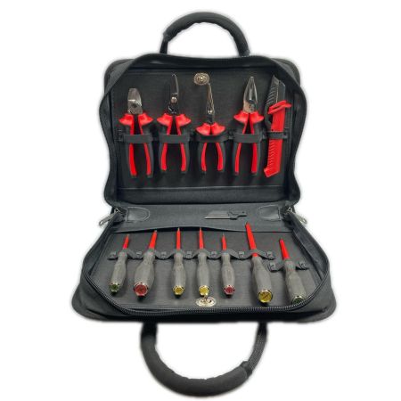  Intercable Intercable 絶縁工具12点工具セット 19231 ブラック×レッド