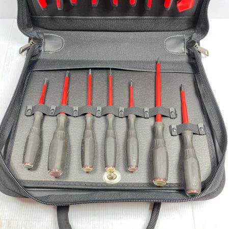  Intercable Intercable 絶縁工具12点工具セット 19231 ブラック×レッド