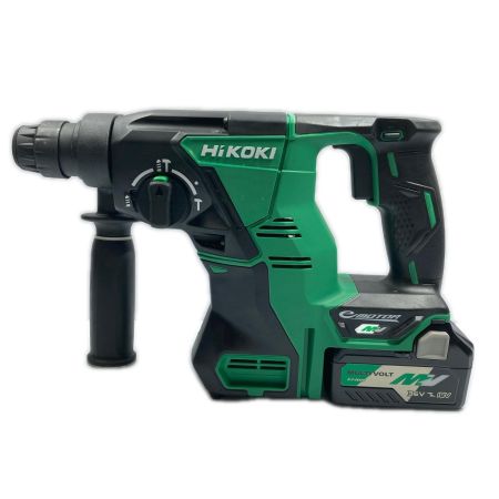  HiKOKI ハイコーキ 36v 28mm SDSプラス コードレスロータリハンマドリル 充電器・バッテリ×2個・ケース付 ※PSEマークあり DH36DPA グリーン