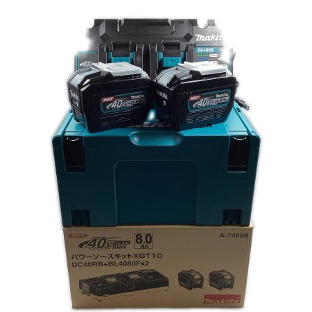  MAKITA マキタ 未使用 40v パワーソースキットXGT10 (DC40RB+BL4080Fx2) ※PSEマークあり (1) A-74859