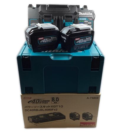  MAKITA マキタ 未使用 40v パワーソースキットXGT10 (DC40RB+BL4080Fx2) ※PSEマークあり (2) A-74589