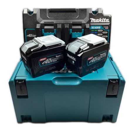  MAKITA マキタ 未使用 40v パワーソースキットXGT10 (DC40RB+BL4080Fx2) ※PSEマークあり (2) A-74589