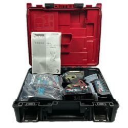 MAKITA マキタ 40v 充電式インパクトドライバ バッテリ２個・充電器付 ※PSEマークあり (1) TD002GRDXO オリーブ Sランク