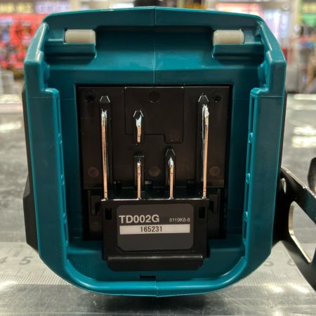 MAKITA マキタ 40V 充電式インパクトドライバ TD002GRDX ブルー