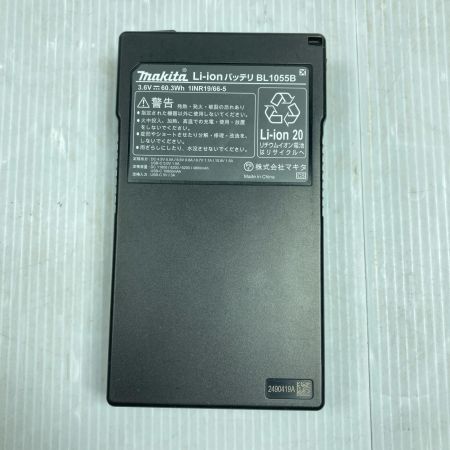  MAKITA マキタ 10.8v リチウムイオン薄型バッテリ ACアダプタ付 ※PSEマークあり A-72126 ブラック