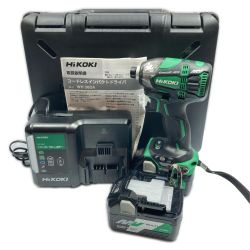 ＊＊ HiKOKI ハイコーキ 36v コードレスインパクトドライバ バッテリ2個・充電器付 ※PSEマークあり WH36DA グリーン Aランク