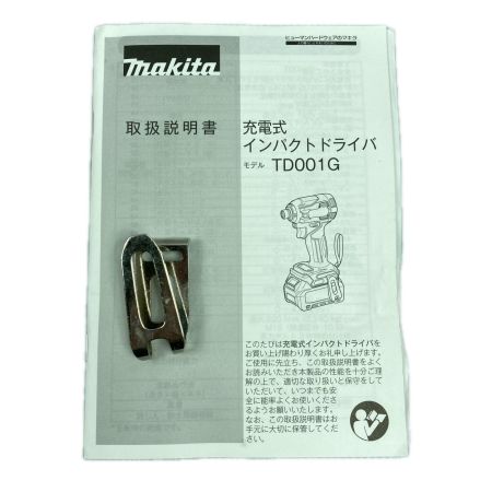 MAKITA マキタ 40v 充電式インパクトドライバ TD001G ブラック