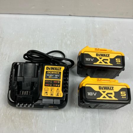  DEWALT 18V 5.0Ah 12.7mm コードレスインパクトレンチ DCF911P2T イエロー