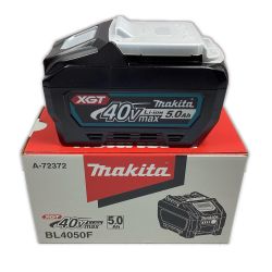 ＊＊ MAKITA マキタ 40v 5.0Ah リチウムイオンバッテリ 未使用 ※PSEマークあり (６) BL4050F ブラック Sランク
